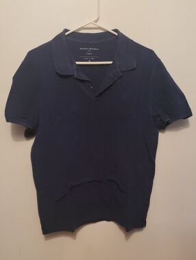 Banana Republic Men's Dark Blue Polo Shirt